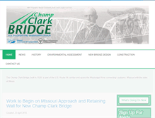 Tablet Screenshot of champclarkbridge.com